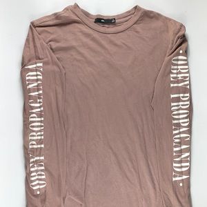 Obey long sleeve shirt